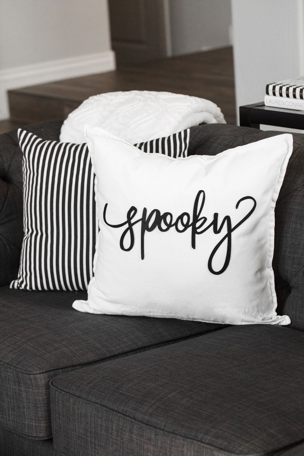 Let’s be honest, you can never have too many cute throw pillows! And we think Halloween is the perfect reason for you to make a