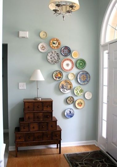 Love this! What to do with all of those decorator plates you’ve collected over the years!