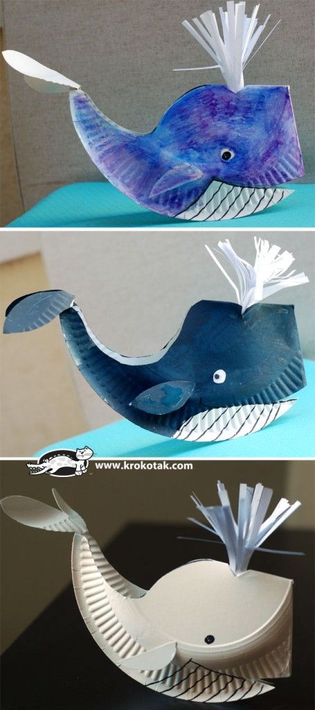 Paper Plate Whale The Snail and the Whale!