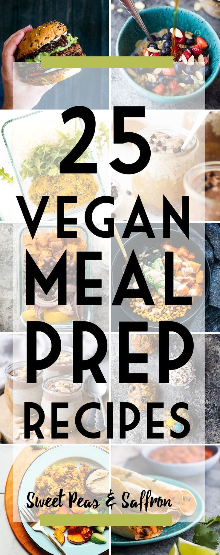 Vegan meal prep recipes: these make ahead vegan recipe ideas will have you covered for breakfast, lunch, dinner and snack!