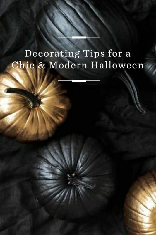 Decorating Tips for a Chic and Modern Halloween /