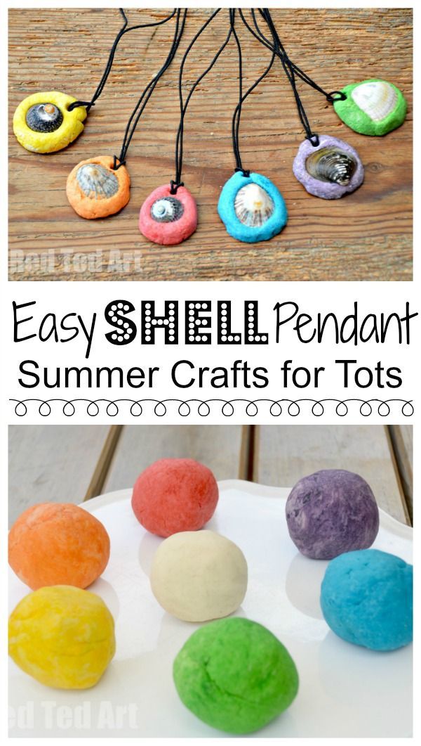 Easy Shell Pendants. These are such easy and sweet and inexpensive shell pendants to make this summer. A wonderful summer craft
