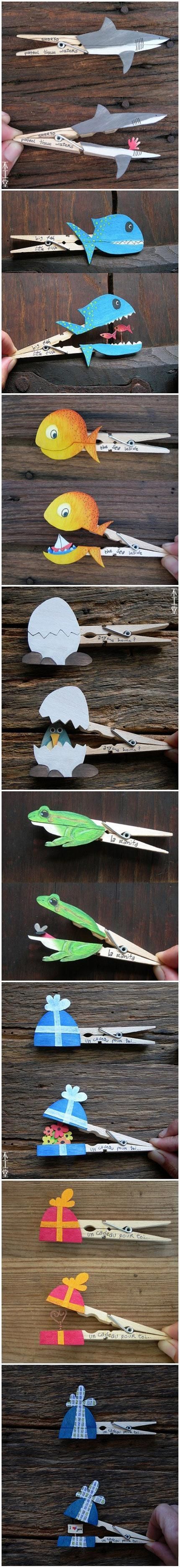 Fun With Clothespins…