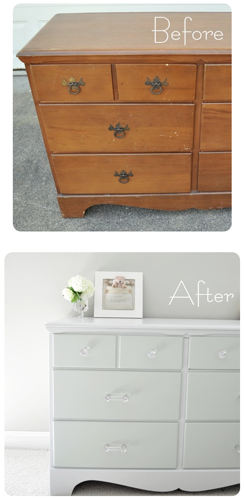 How to paint old furniture.