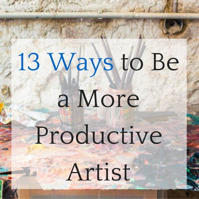 I recently asked the artists that follow TAA on social media for their tips on how to be more productive & efficient in the