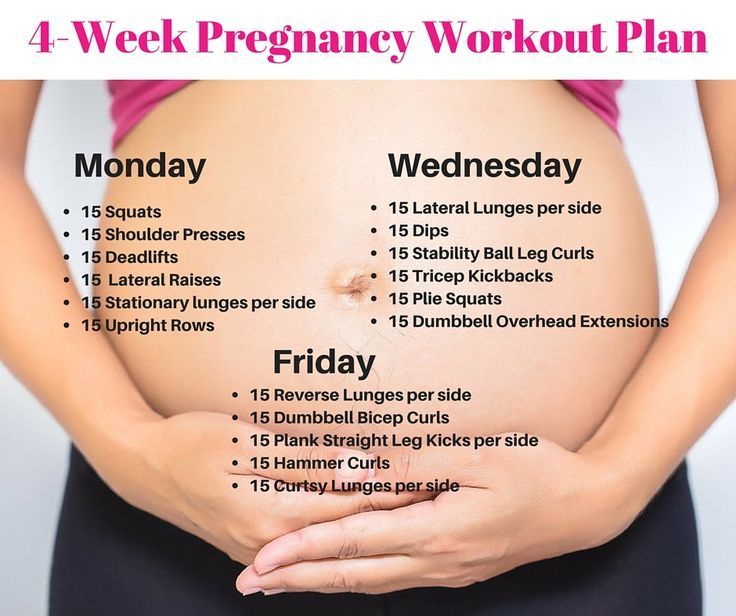 Pregnancy Workout Plans and ideas.  http://michellemariefit.com/4-week-pregnancy-workout-plan/