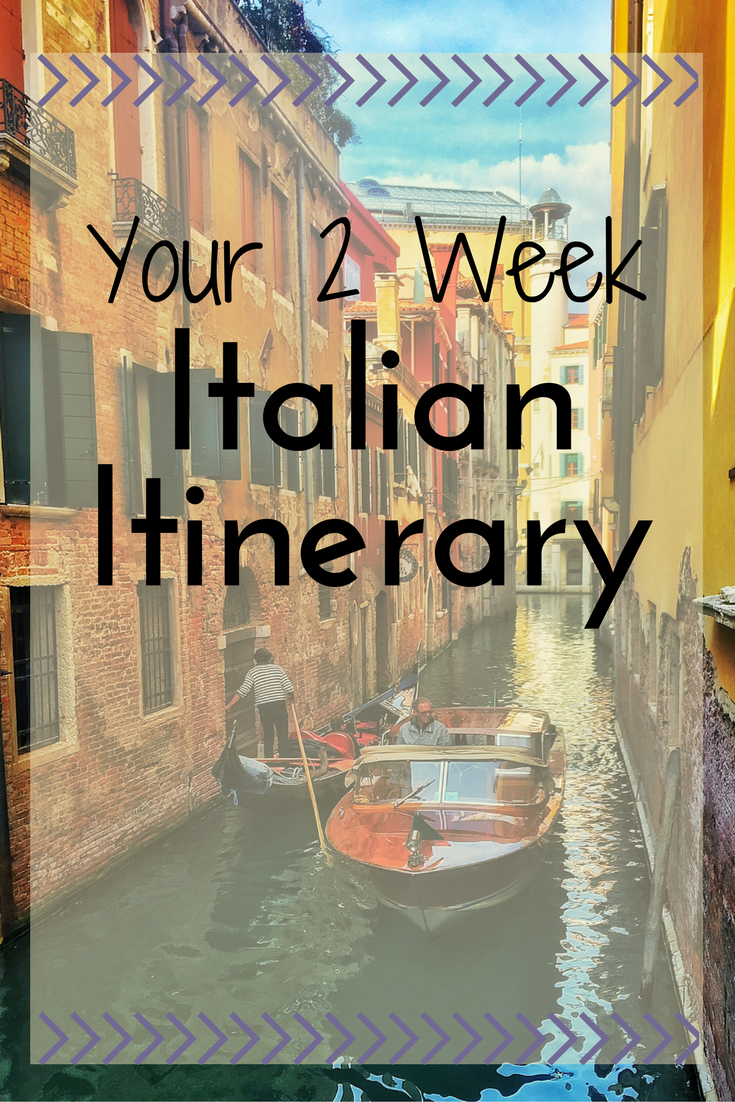Your 2 week italian itinerary!!!!  It's here!! Get the best Italy itinerary, while seeing all the major sights, but still living