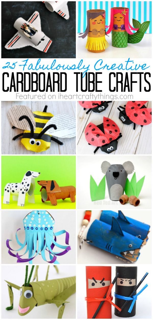 25 Fabulously Creative Cardboard Tube Crafts | I Heart Crafty Things