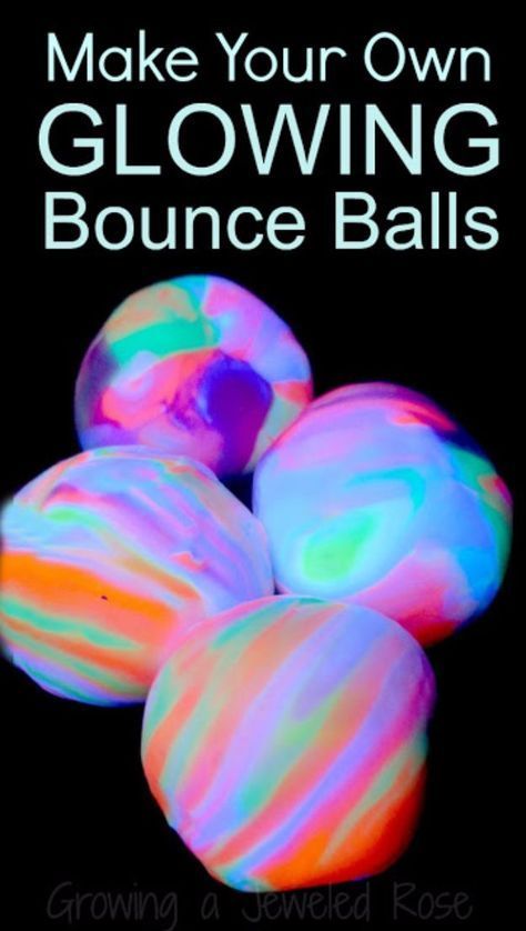 Cool DIY Crafts for Teens – Glowing Bounce balls- Boys and Girls Love These Cool DIY Projects and Crafts Ideas – Fun Decor and