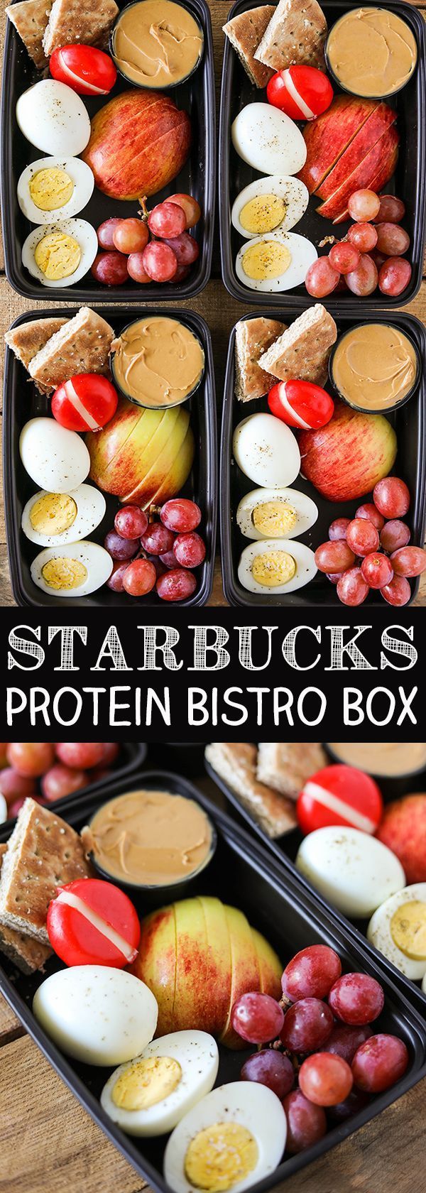 DIY Starbucks Protein Bistro Box- easy weekly meal prep!