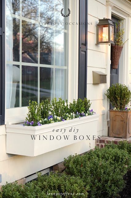 Easy DIY Window Boxes | Flower Boxes