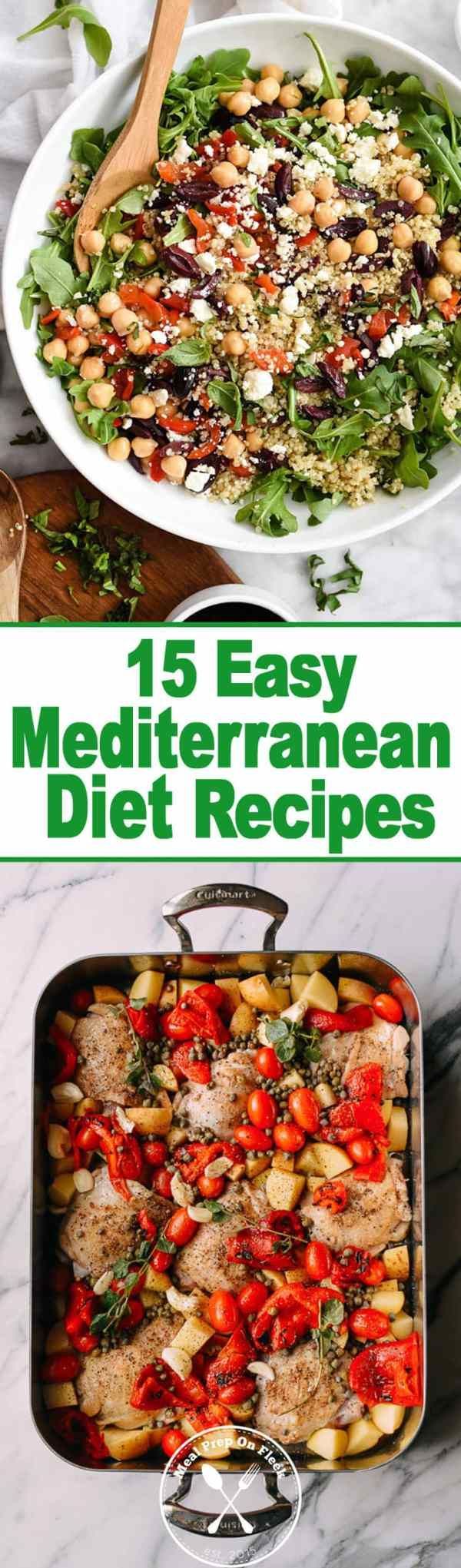 Easy-Mediterranean Diet Meal Prep Recipes