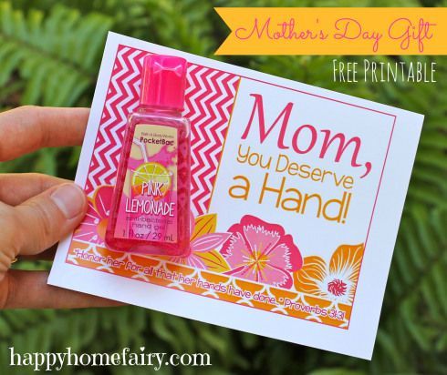 easy mothers day gift idea at happyhomefairy.com – so cute! free printable!!!