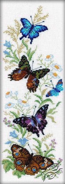 Flying Butterflies – Cross Stitch Kits by RTO – M147