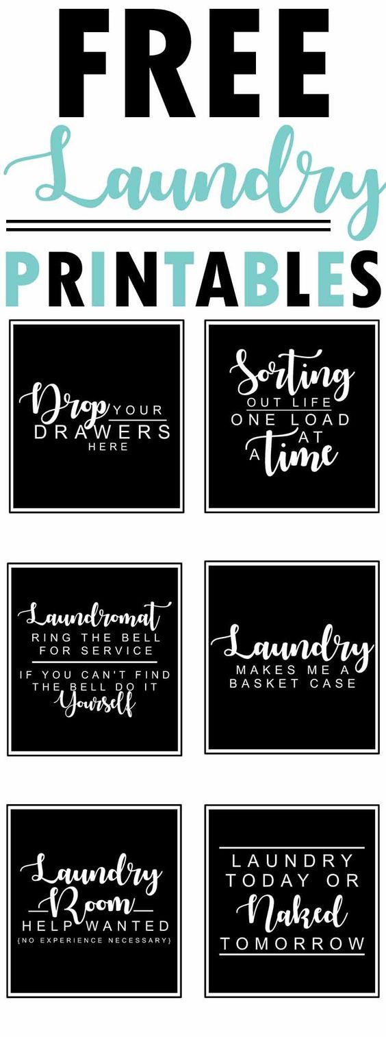Free Laundry Room Printables-funny sayings and quotes for the laundry room-www.themountainviewcottage.net