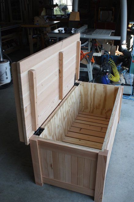 From this to …. a storage bench