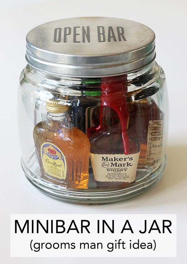 Minibar in a Jar (an easy gift idea) -   Gifts In A Jar