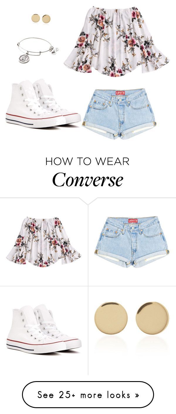 “Girls day out” by maddie-mac on Polyvore featuring Converse, Magdalena Frackowiak and Alex and Ani