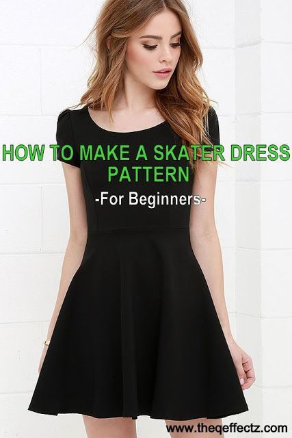 HOW TO MAKE A SKATER DRESS PATTERN – THE Q EFFECTZ