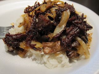 Korean beef from leftover roast! Yum!    I think I am gonna make this for dinner tonight!