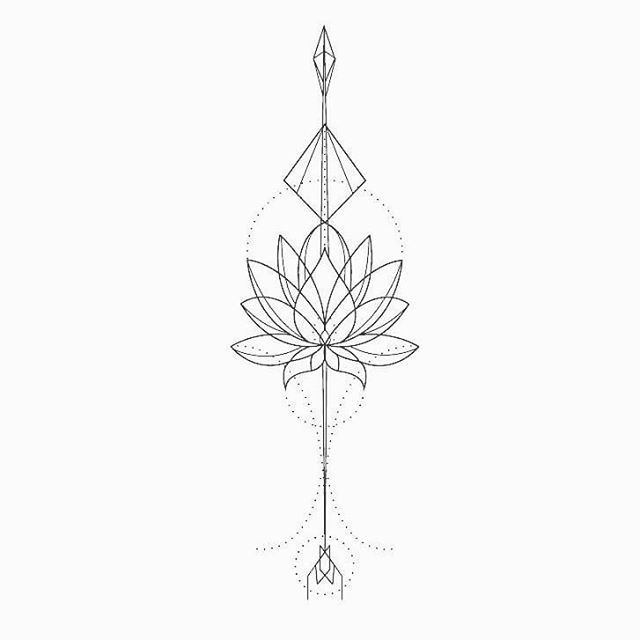 Lotus tattoo design