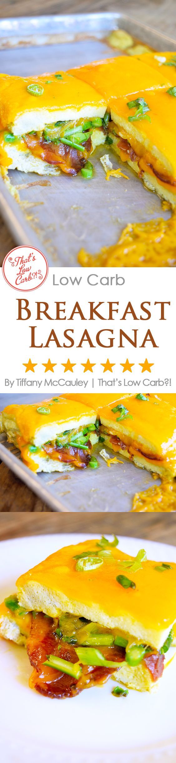 Low Carb Recipes | Breakfast Lasagna Recipe | Egg Recipes | Breakfast Recipes | Low Carb ~ https://www.thatslowcarb.com