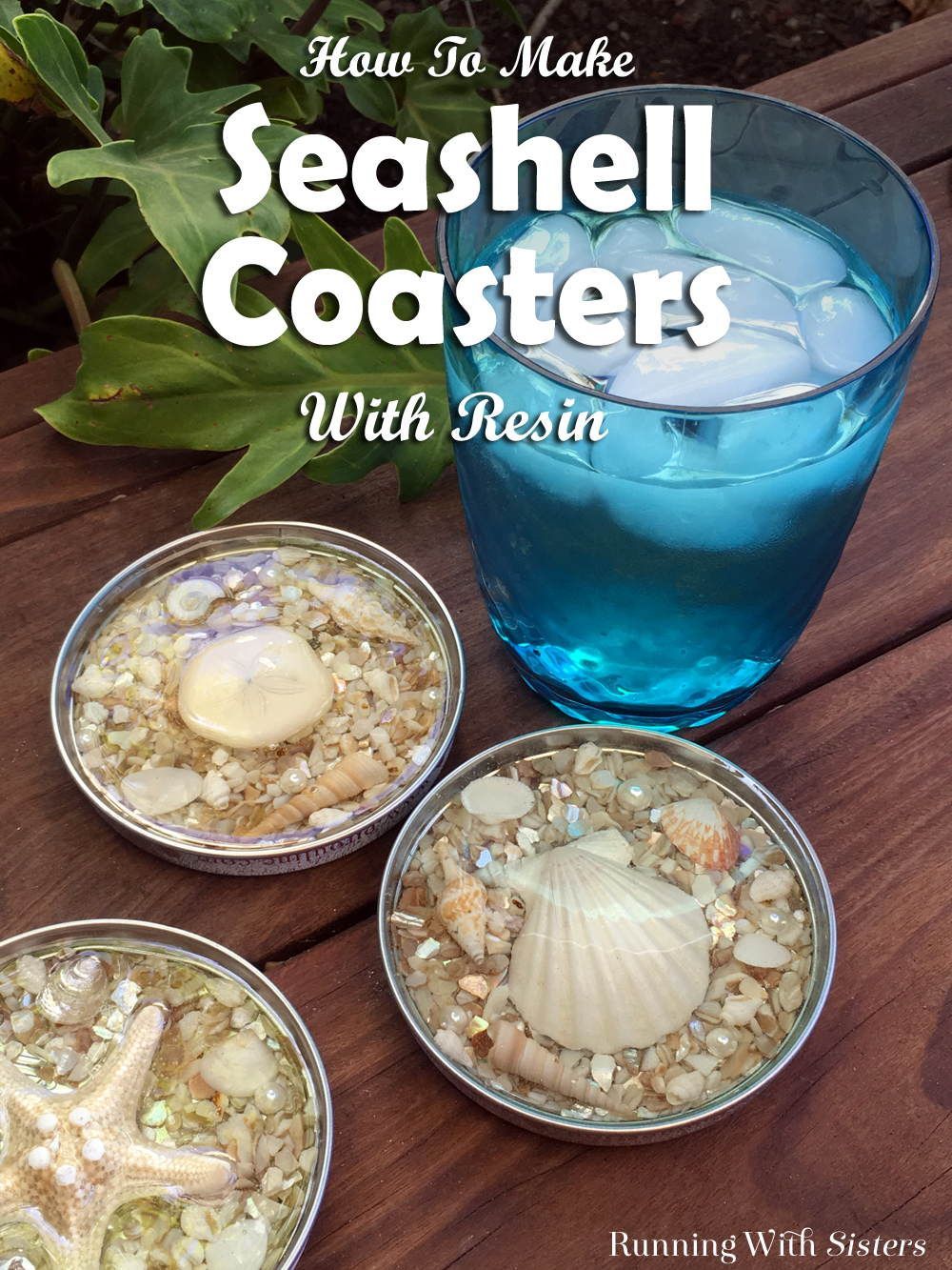 Make seashell coasters with resin. We’ll show you how to turn jar lids into coasters with pretty shells. We even have a video