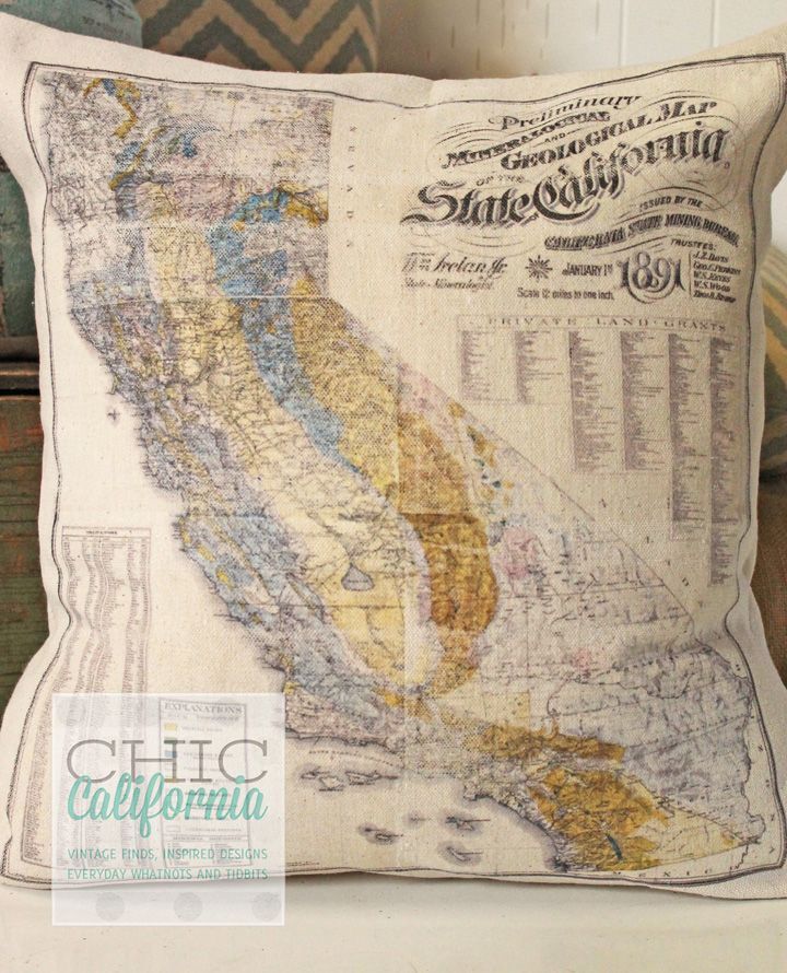 map pillows, I totally want to make one w/a Disney park map!! Just print, transfer, & iron!