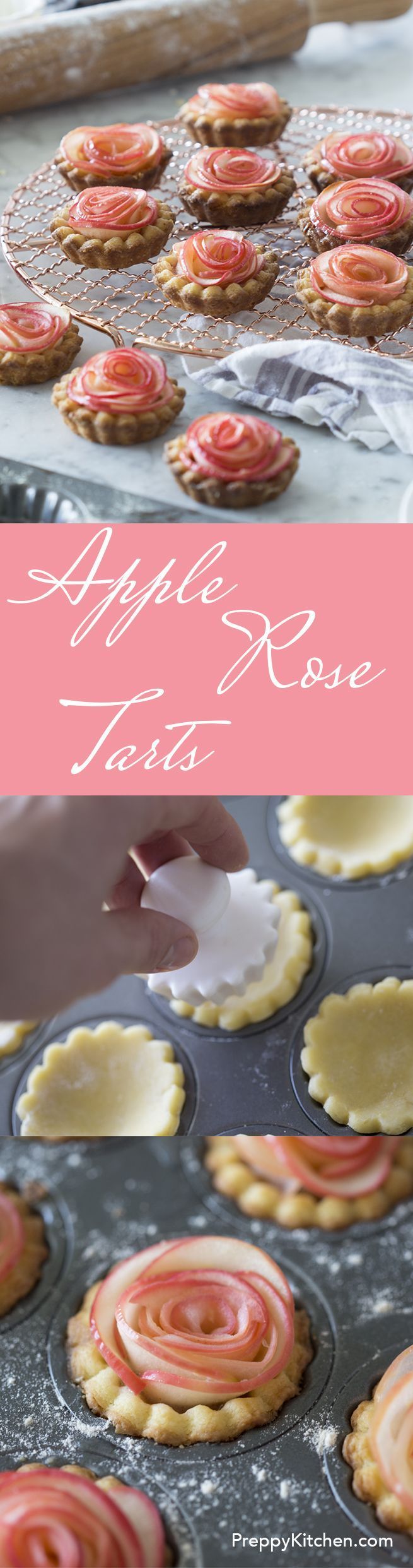 Sweet apples with a zing of lemon in a french cookie shell make for a captivating treat. Full recipe and step-by-step up on the