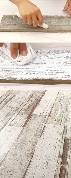 Ultimate guide + video tutorials on how to whitewash wood & create beautiful whitewashed floors, walls and furniture using pine,
