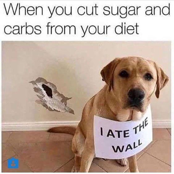 What happens when I try to cut sugar and carbs from my diet.