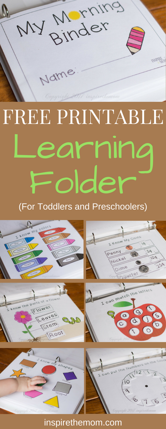 Whether you are teaching your prechooler at home or working with them in preparation for school, here is a free printable learning