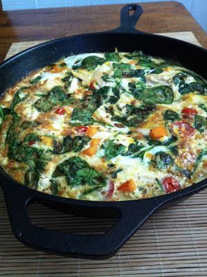 17 day diet chicken & veggie frittata for make-ahead clean eating breakfasts
