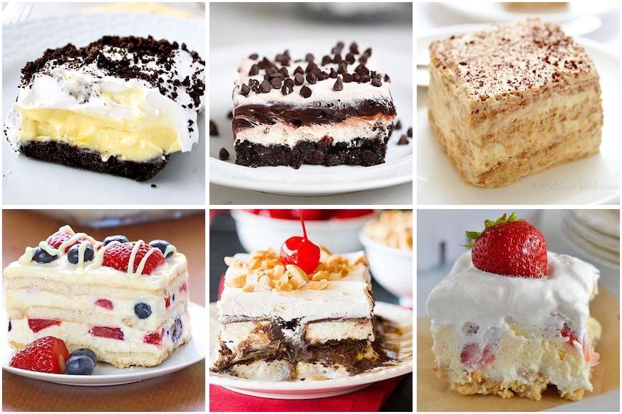 Cakes, Lushes and Dessert Lasagna -   200 Cheap and Easy No Bake Desserts