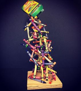 Art @ Massac: Crayon sculpture