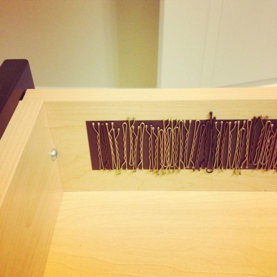 Bobby pin organization. | 16 Mom Trends That Are Blowing Up Pinterest