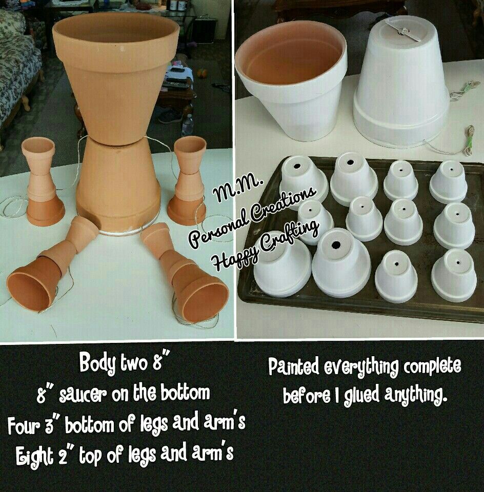 How to Make Horses From Clay Pots -   Best clay pot garden crafts ideas
