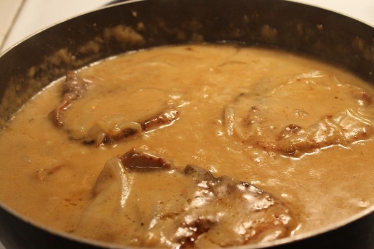 Cooking smothered pork chops is easy with this soul food recipe. This pork chop recipe calls for a delicious onion gravy, served