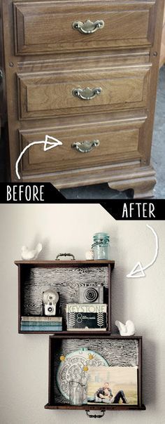 DIY Furniture Hacks |  DIY Drawer Shelves  | Cool Ideas for Creative Do It Yourself Furniture | Cheap Home Decor Ideas for