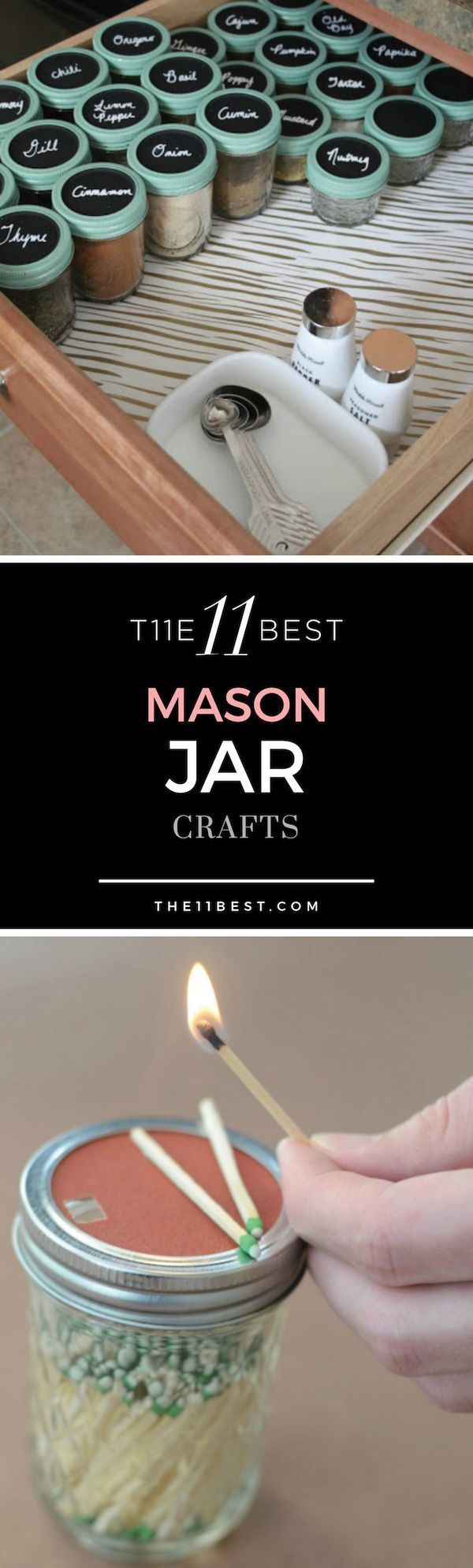 Do you love DIY crafts and projects? You’ll want to try some of these fun mason jar crafts. Some of them can even be given out as
