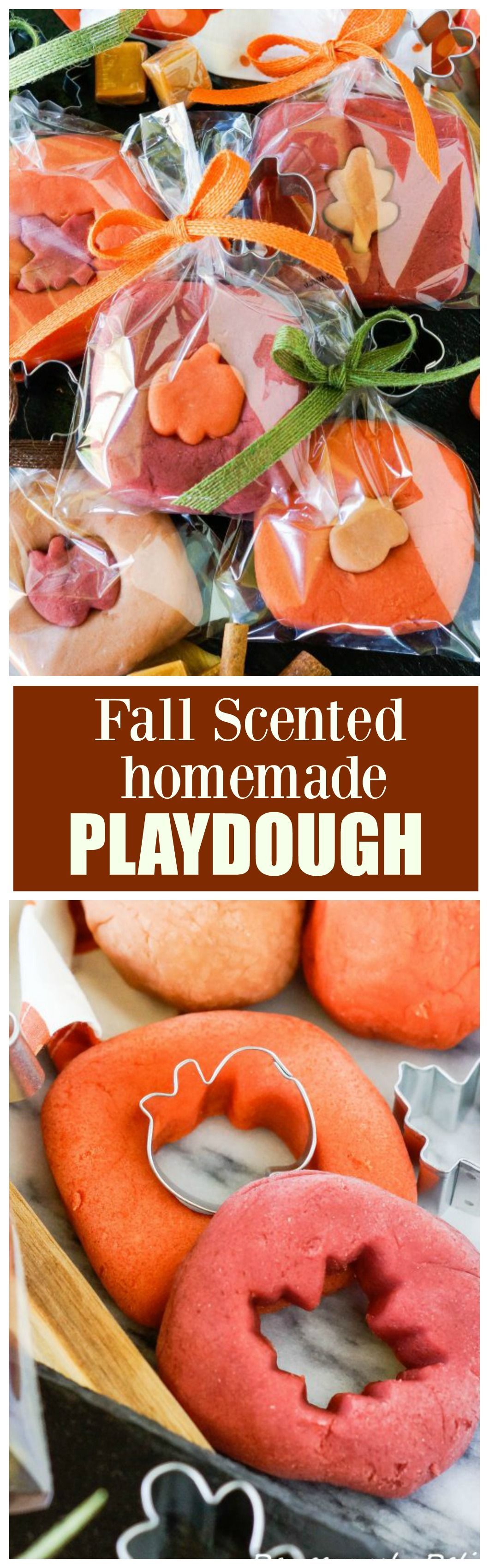 Fall Scented Homemade Playdough