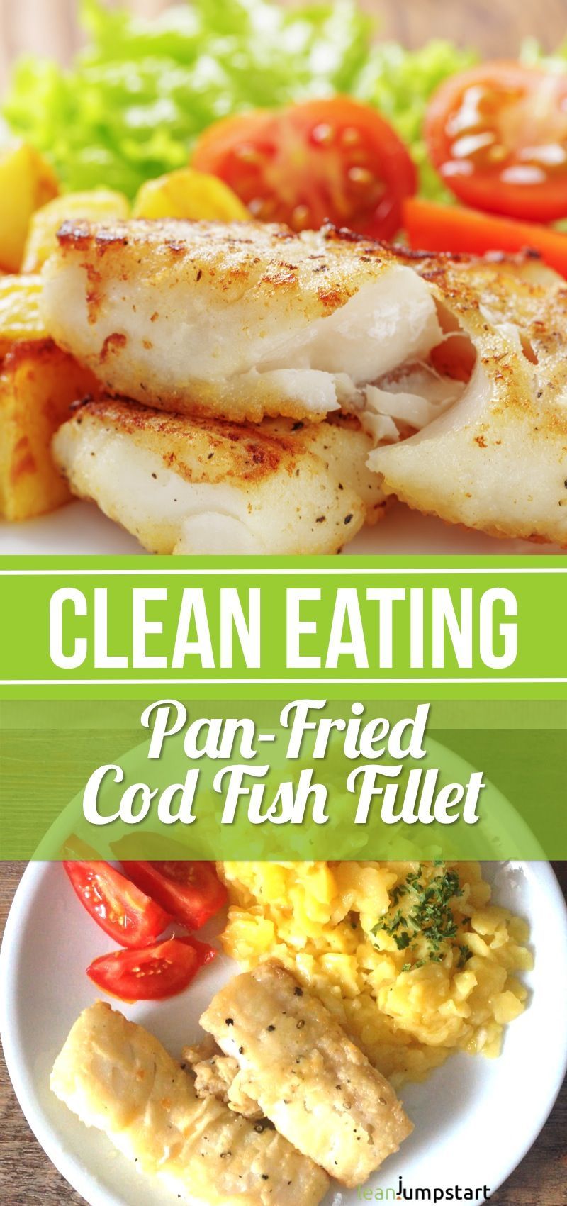 From all codfish recipes I know, this pan-fried clean eating cod fish might be the quickest. It is very simple to do at home.