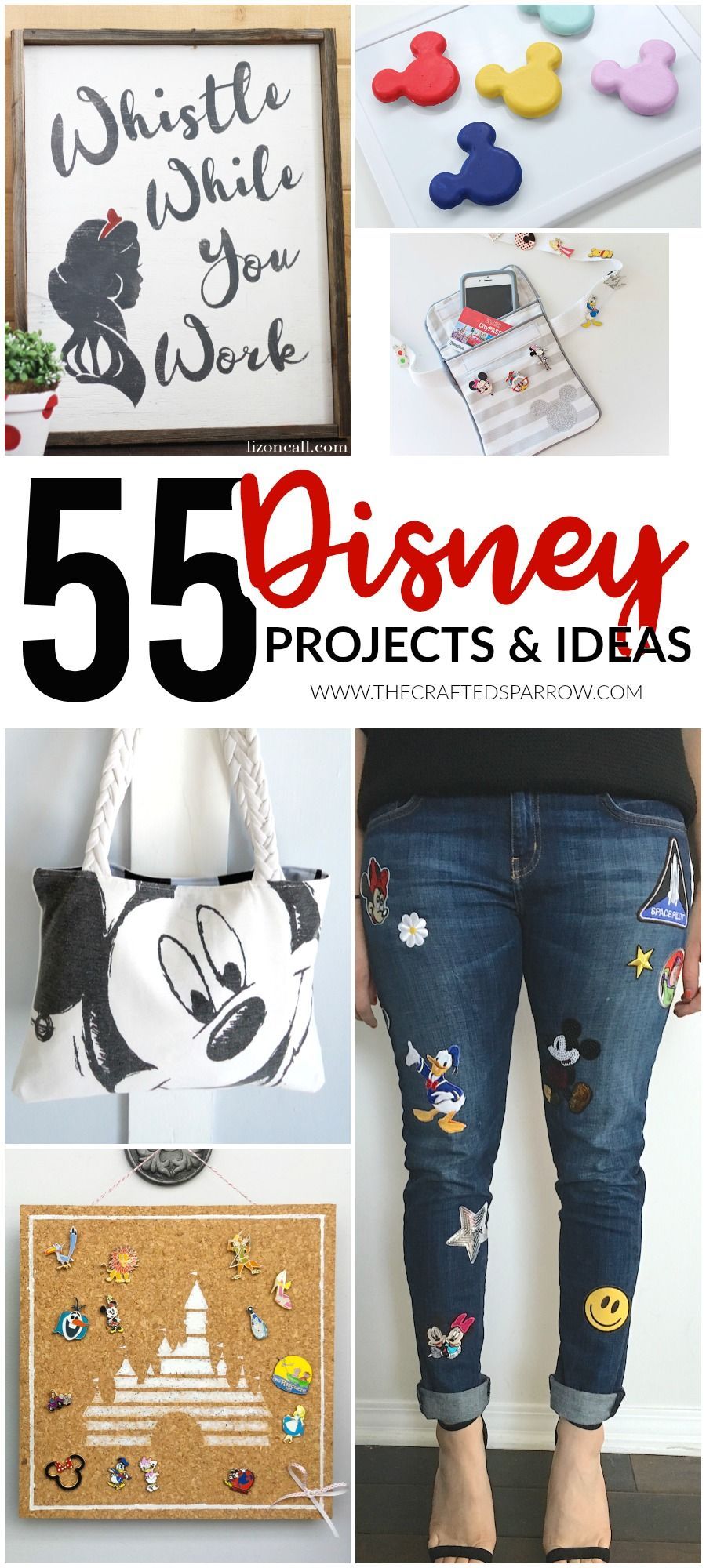 Make your Disney trip or every day life a little more magical with one of these amazing 55 Disney Projects & Ideas! Something for