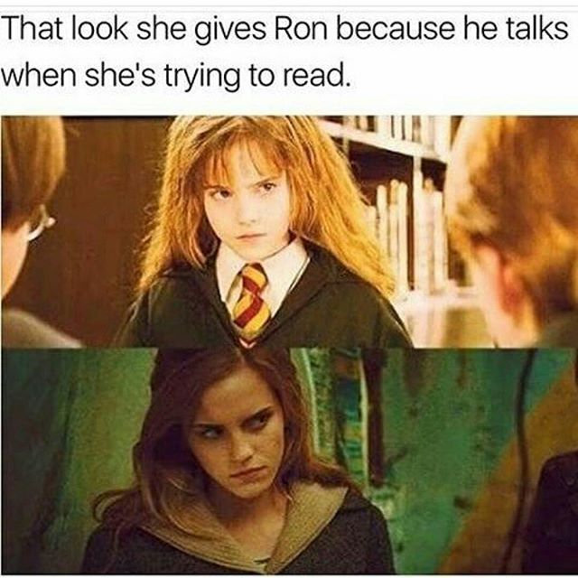 Me. I love feeling like I have something in common with Emma Watson. ~M