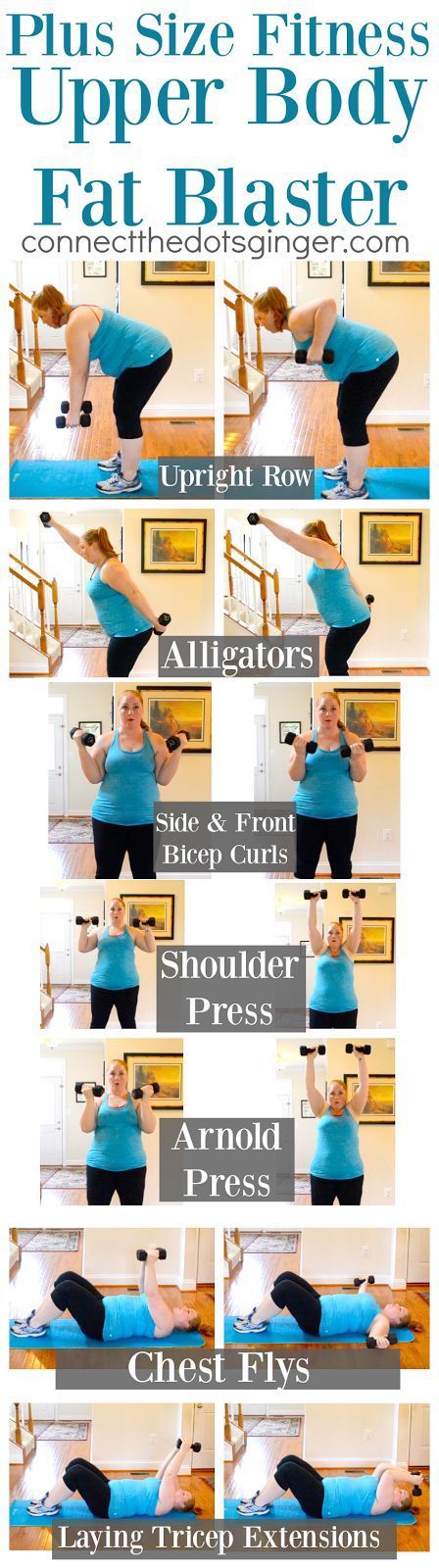 PLUS SIZE FITNESS | Upper Body, Fat Blasting, Workout | At Home Exercise | Moms | beginner workouts