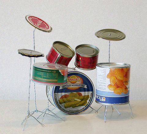 recycled drumkit sculpture This would make the best ‘desk sculpture’ gift for executive mates that have everything!!!