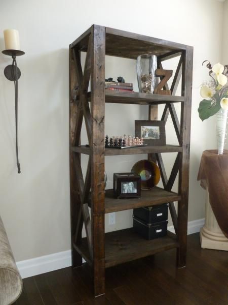 Rustic Bookcase | Do It Yourself Home Projects from Ana White
