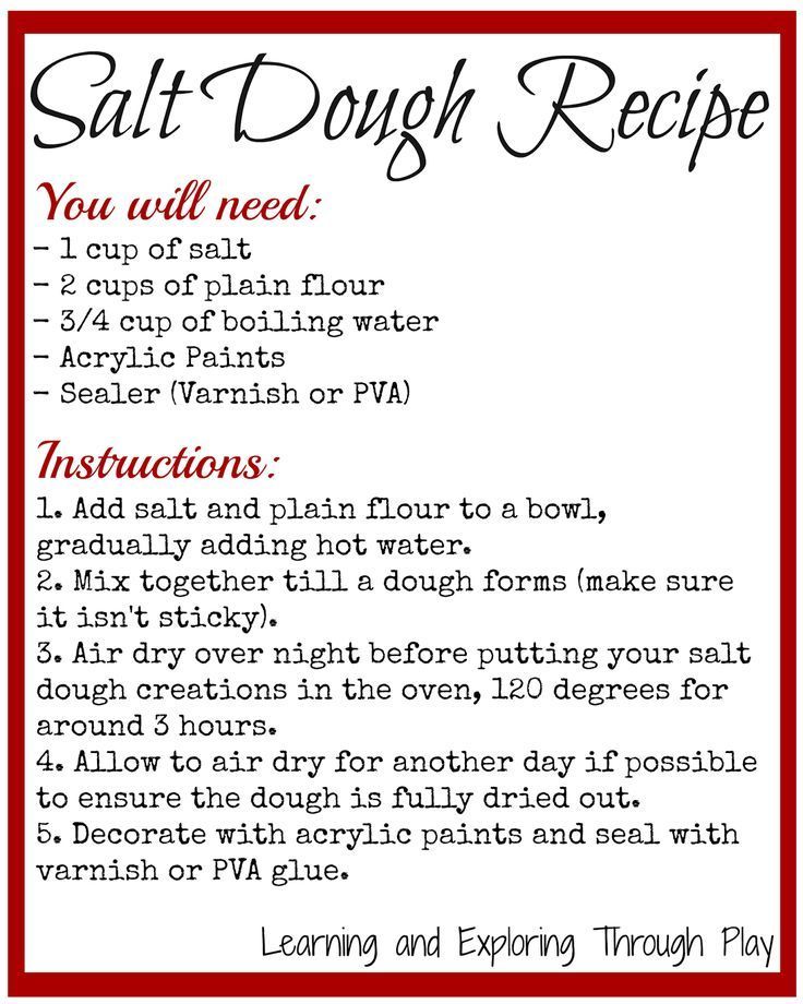 Salt Dough Recipe, quick and simple salt dough. This easy salt dough recipe is perfect way for the kids to make homemade Christmas
