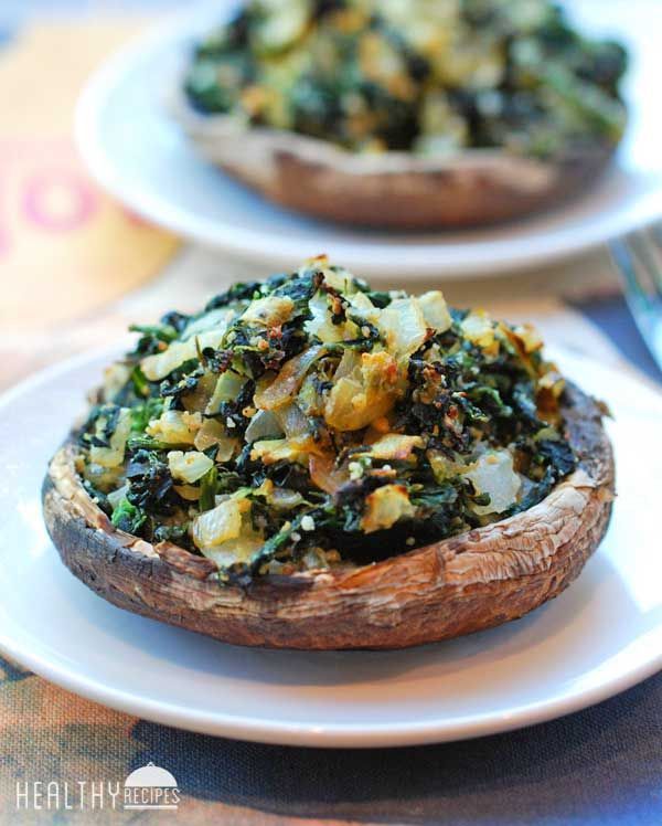 Stuffed Portobello Mushrooms | Healthy Recipes Blog