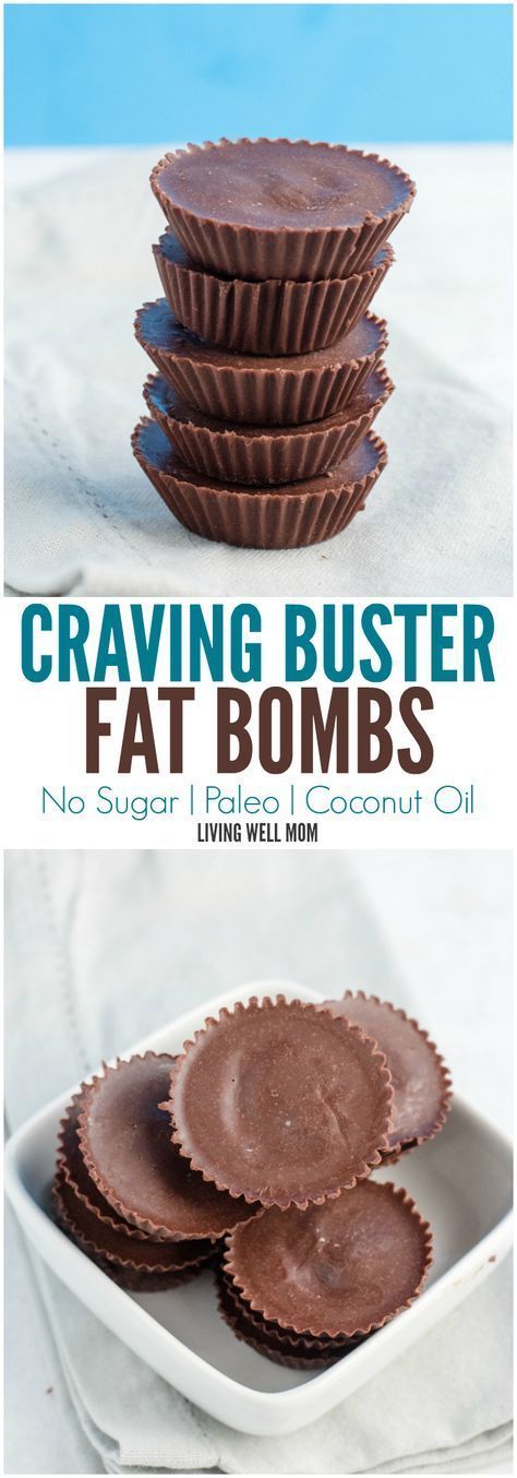Sugar-Free Craving Buster Chocolate Fat Bombs take just 2 minutes to make and the benefits are incredible! What other chocolate
